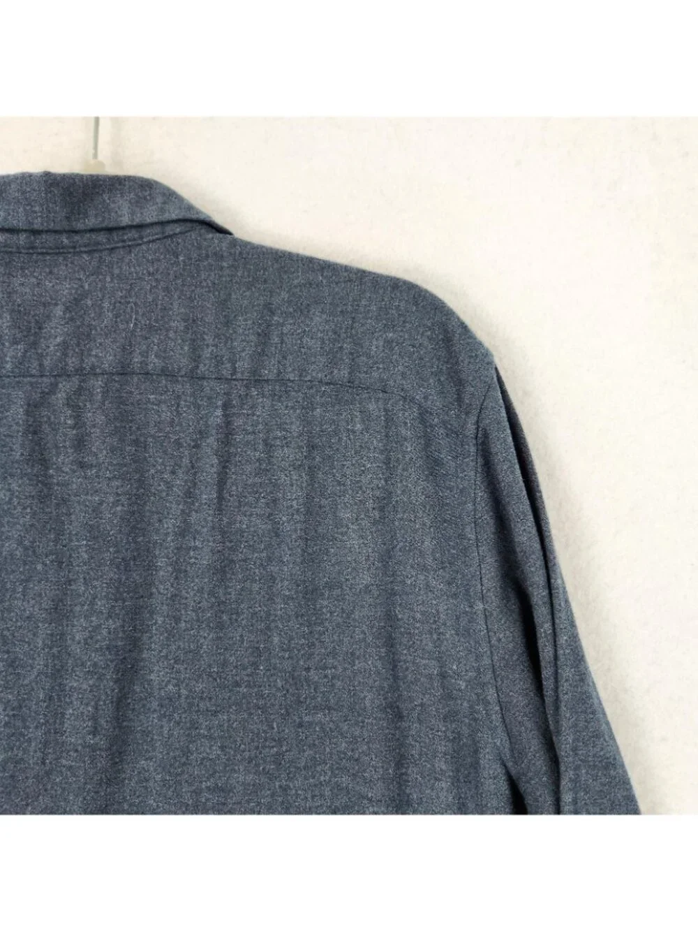 Banana Republic Shirt Mens XL Blue Flannel Button Front Long Sleeve Pockets - Picture 9 of 10